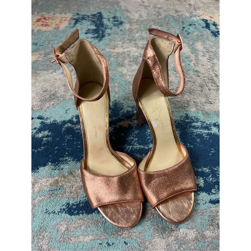 Jessica Simpson Rose Gold Sandals Size 9.5M